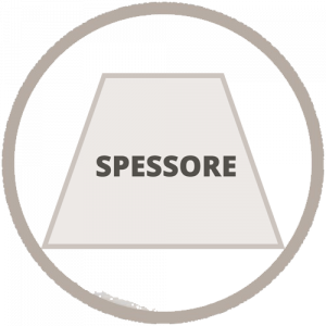 Taglio a 45° sullo spessore in 2 lati