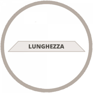 Taglio a 45° sulla lunghezza in 2 lati