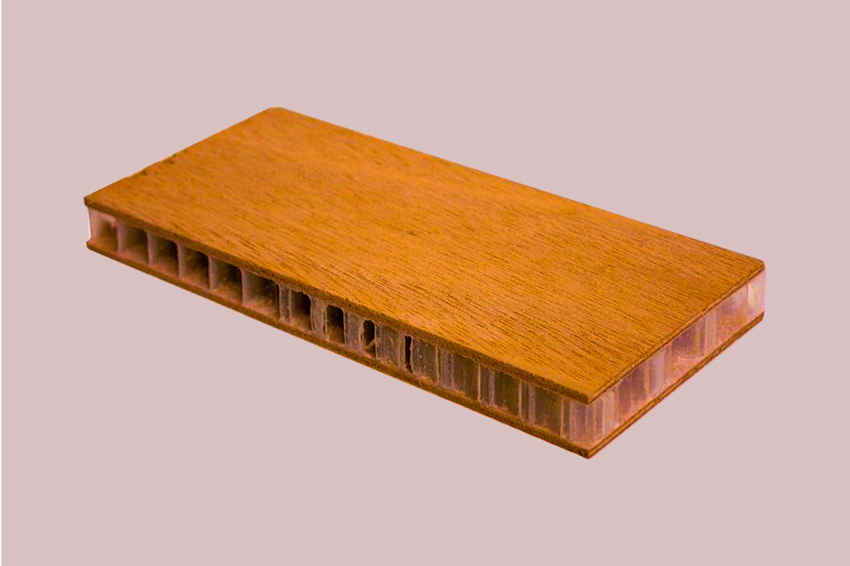 Il legno tamburato piallato