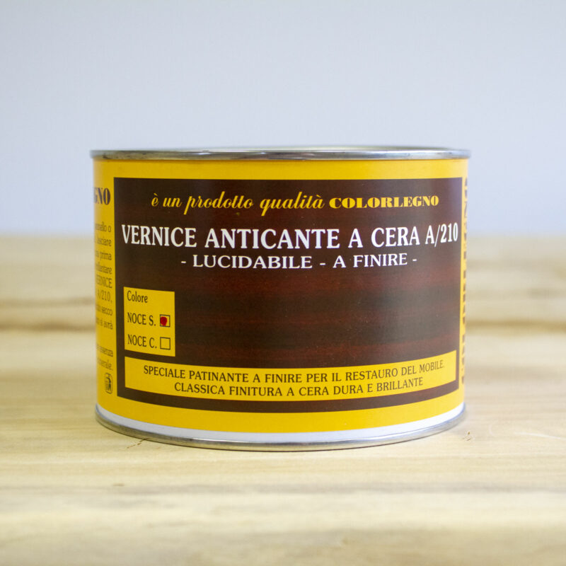 Vernice anticante a cera A/210 colore noce scuro ml 500