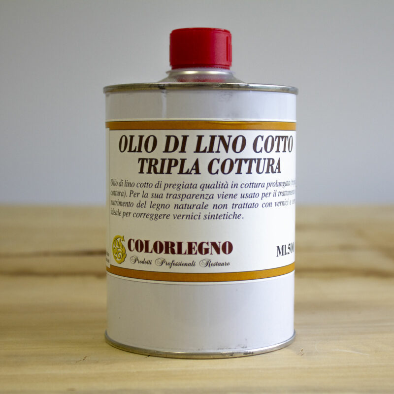 Olio di lino cotto tripla cottura 500 ml