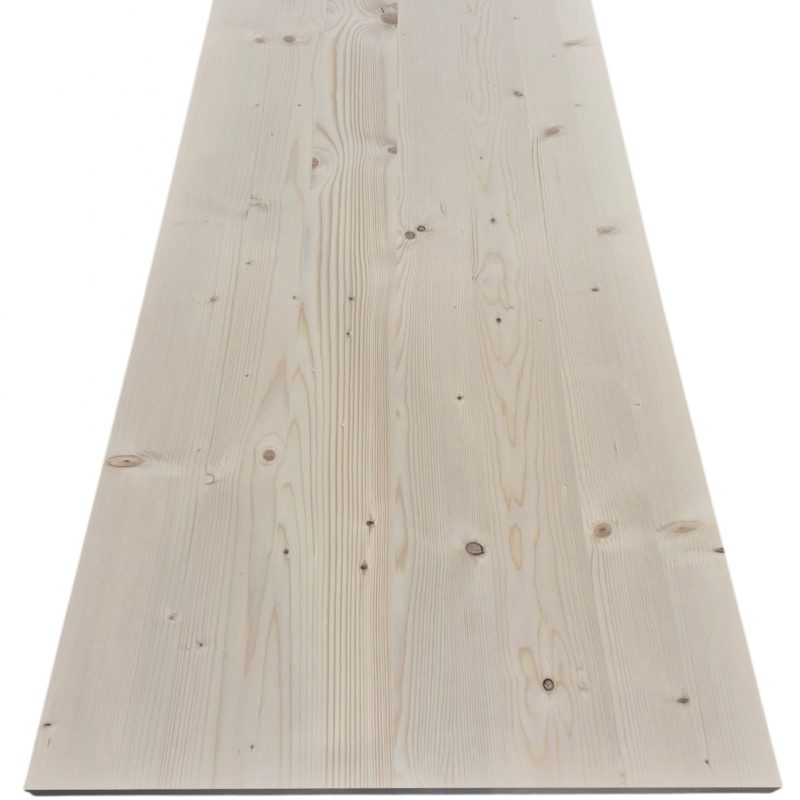 Piano per tavolo/scrivania in abete massello pieno 200 x 80 x 4 cm