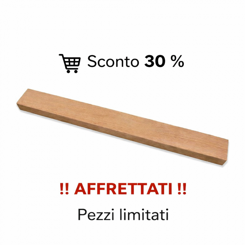 Listelli rovere spessore 4 cm